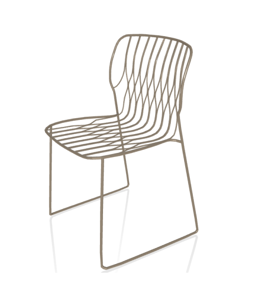 Sedia Freak Sabbia BONTEMPI CASA | Bhome by Arredi Barbàra