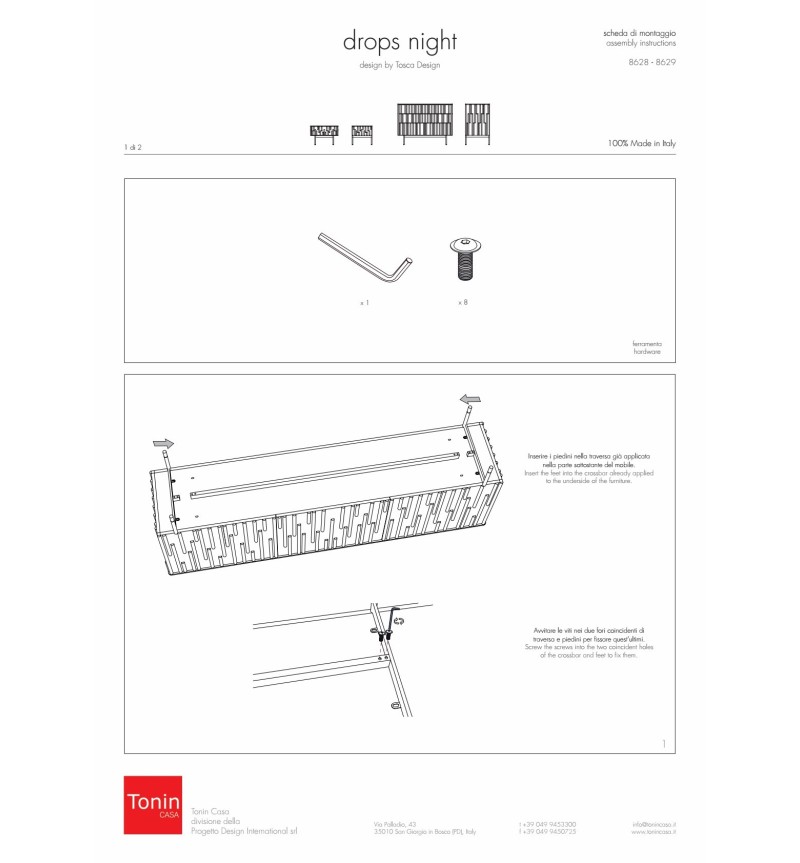 Drops Night TONIN CASA | Groupe nuit design | Bhome