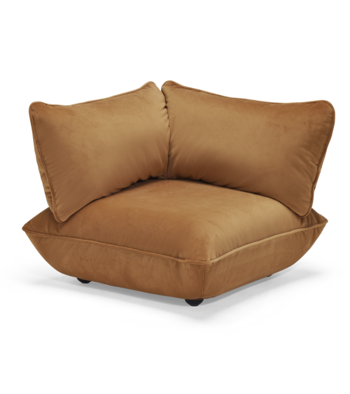 Seduta angolare modulare "Sumo Corner Seat Velvet" – FATBOY | BHOME by Arredi Barbàra