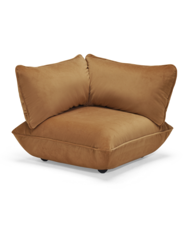 Seduta angolare modulare "Sumo Corner Seat Velvet" – FATBOY | BHOME by Arredi Barbàra