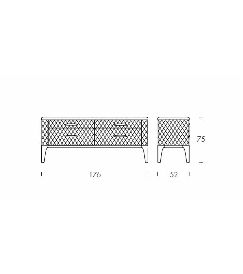 Tiffany Night TONIN CASA | Grupo noche tapizado | Bhome