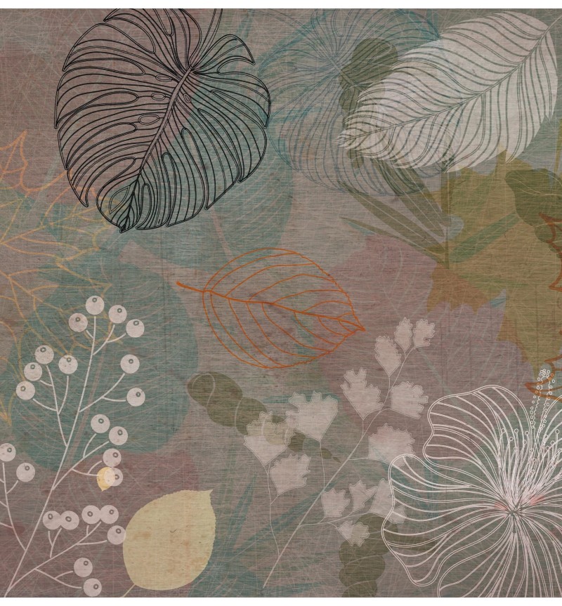 Meta Title: Carta da parati “Autumn Flowers” – TONIN CASA | BHOME by Arredi Barbàra