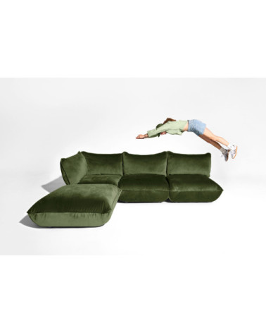 Seduta angolare modulare "Sumo Corner Seat Velvet" – FATBOY | BHOME by Arredi Barbàra