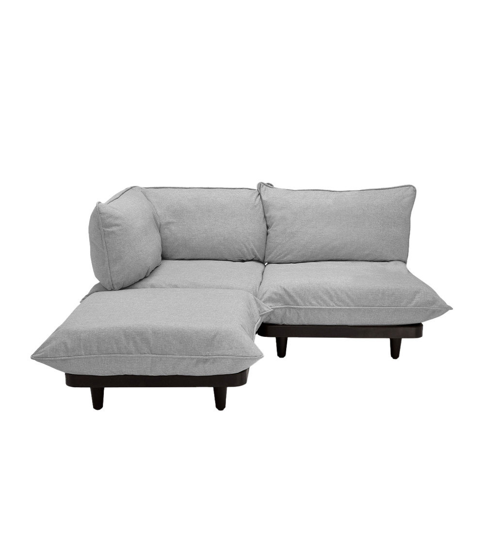Set lounge modulare da esterno "Paletti Set Medium Royal Wolf Grey + Table Light Grey" | BHOME by Arredi Barbàra