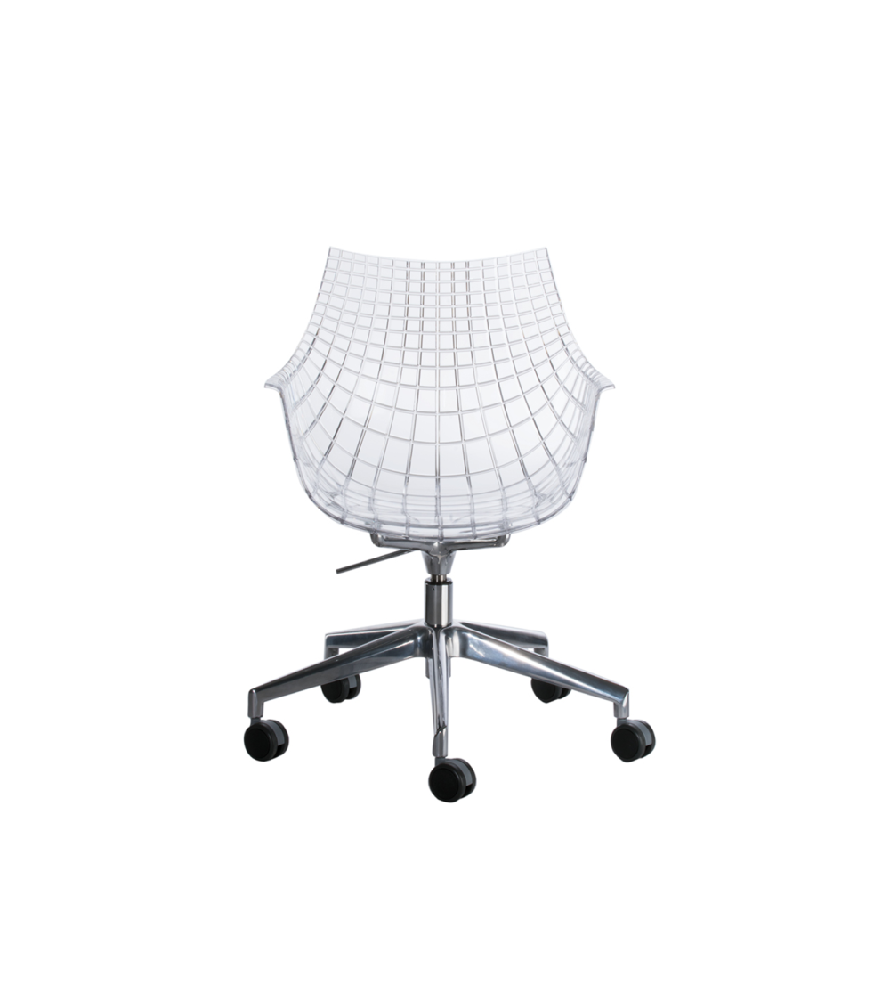 Poltroncina “MERIDIANA Ruote” in policarbonato – DRIADE