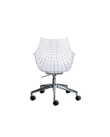Poltroncina “MERIDIANA Ruote” in policarbonato – DRIADE