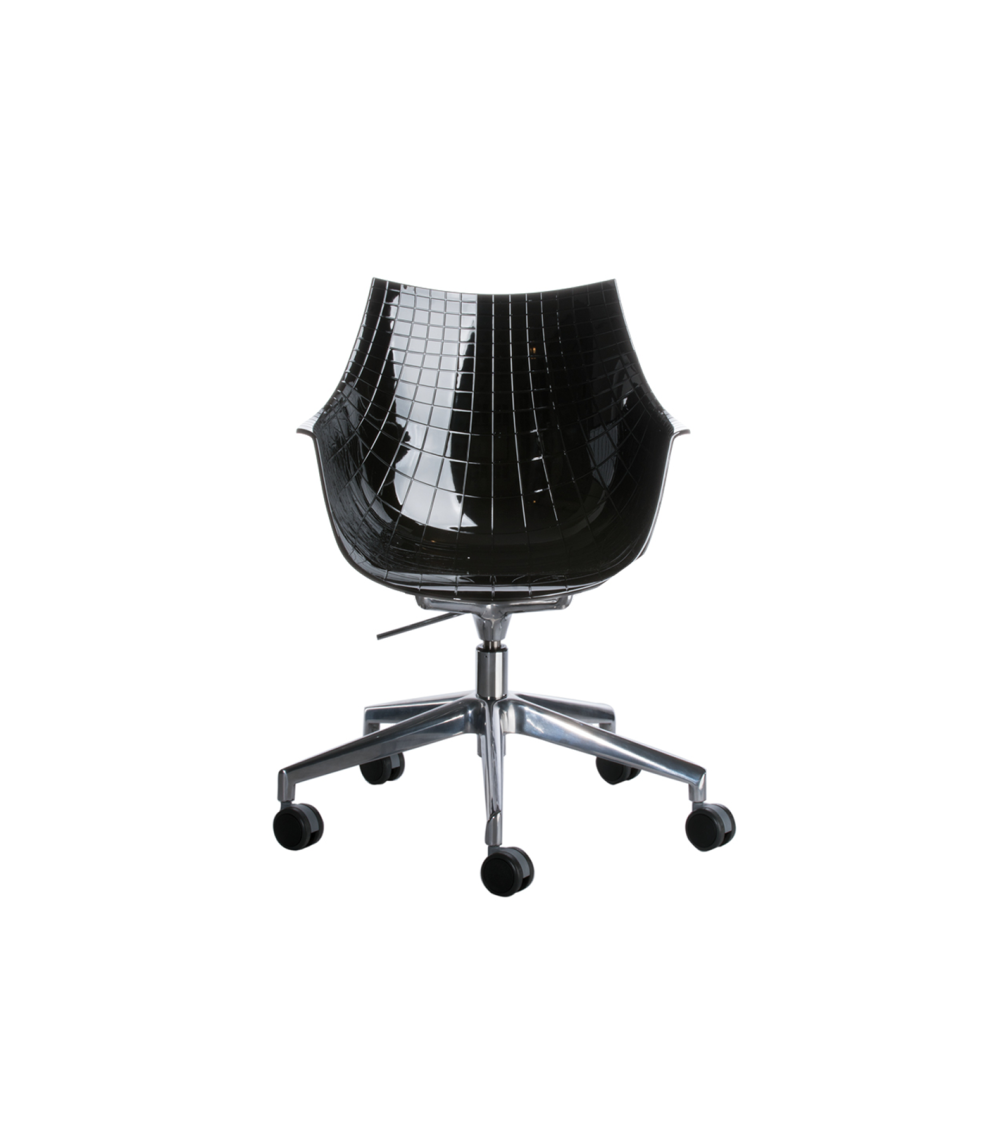 Poltroncina “MERIDIANA Ruote” in policarbonato – DRIADE