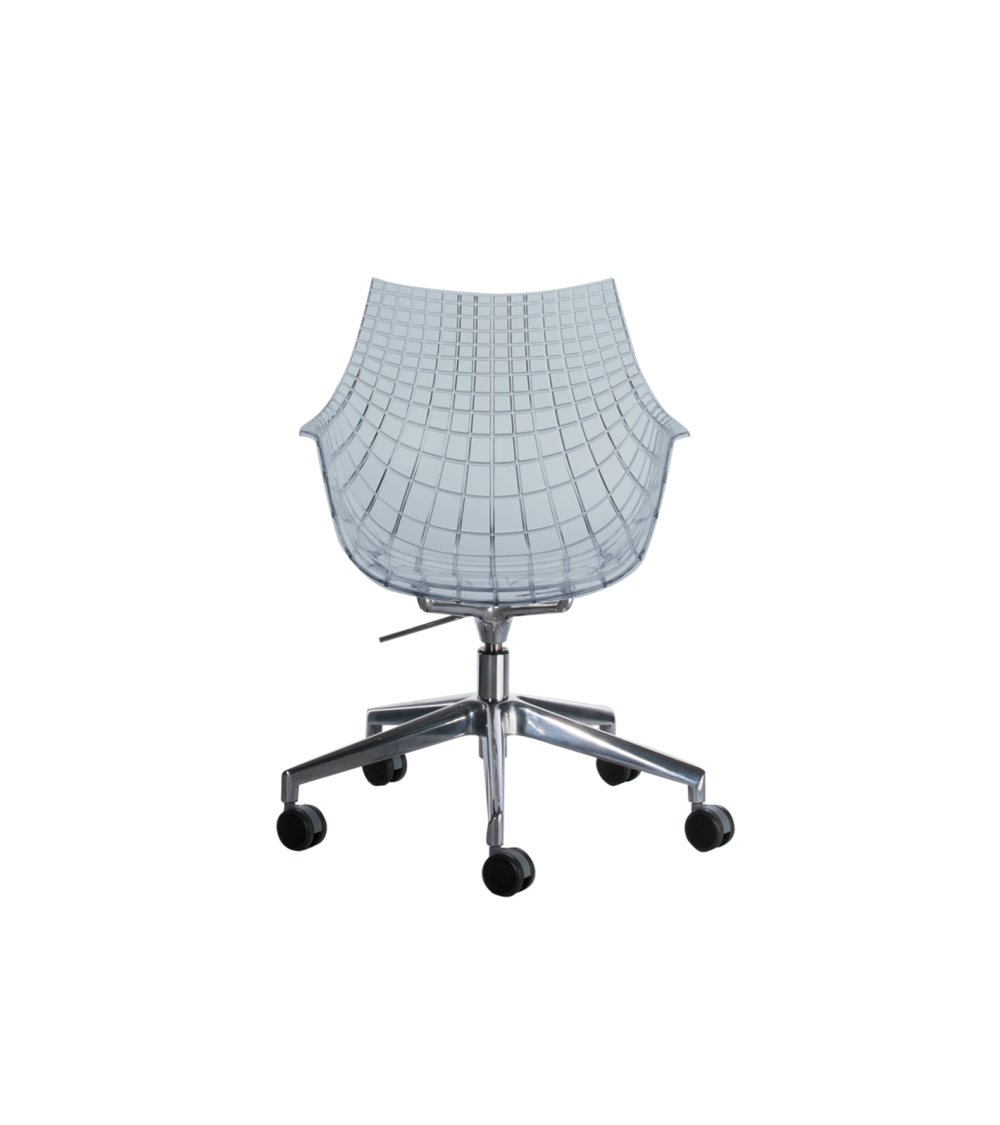 Poltroncina “MERIDIANA Ruote” in policarbonato – DRIADE