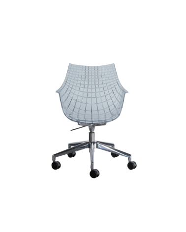 Poltroncina “MERIDIANA Ruote” in policarbonato – DRIADE