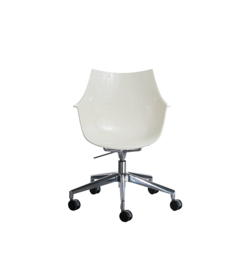 Poltroncina “MERIDIANA Ruote” in policarbonato – DRIADE