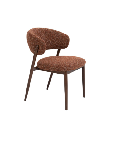 CASSANDRA Chair BIZZOTTO Upholstered Bouclé Effect
