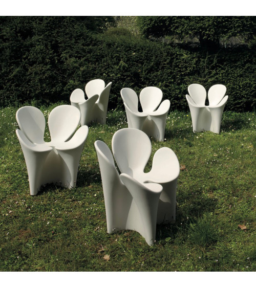 CLOVER armchair, white DRIADE by Ron Arad | BHOME