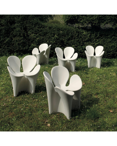 CLOVER armchair, white DRIADE by Ron Arad | BHOME