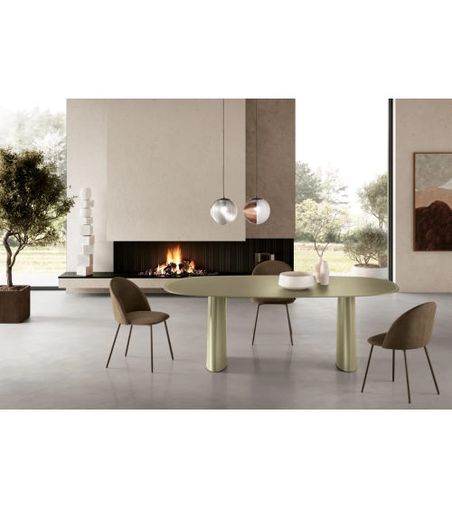 Tavolo AXEL 220x110 cm in vetro – IKONE Casa | BHOME