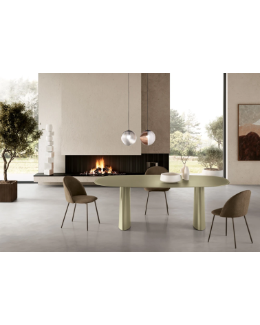 Tavolo AXEL 220x110 cm in vetro – IKONE Casa | BHOME