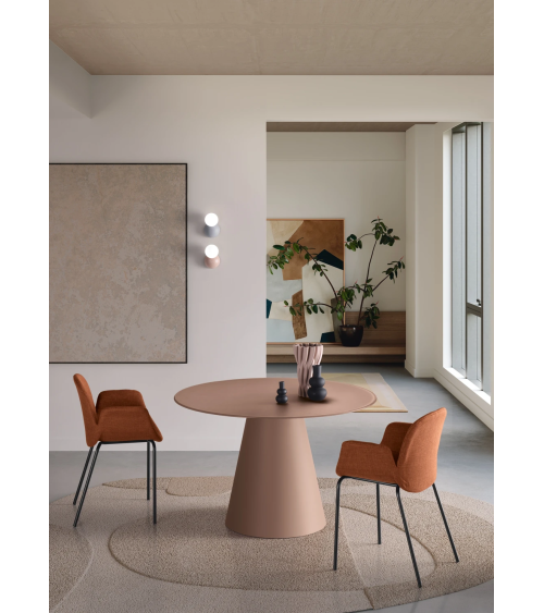 Tavolo NOEL Ø120 cm in vetro – IKONE Casa | BHOME