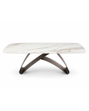 Tavolo fisso “King” 210x110 cm in pietra sinterizzata – IKONE CASA