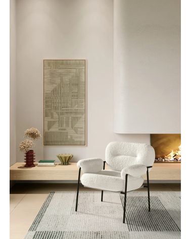 Poltrona Kent in bouclé – IKONE Casa | BHOME