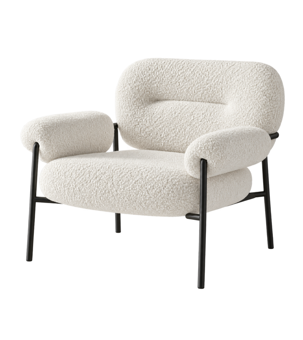 Poltrona Kent in bouclé – IKONE Casa | BHOME