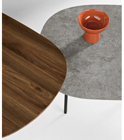 Tavolino Flux IKONE Casa in MDF e metallo | BHOME