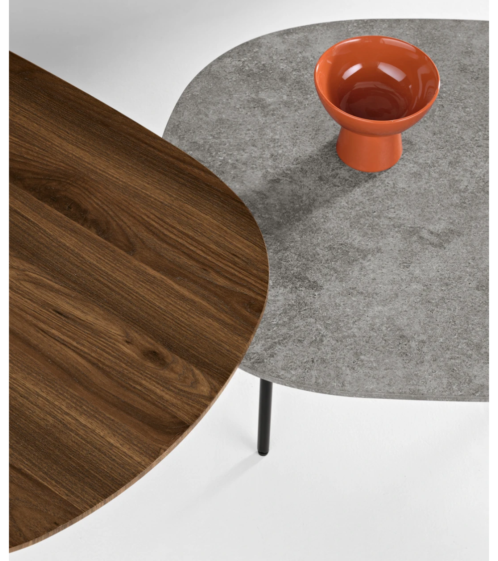 Tavolino Flux IKONE Casa in MDF e metallo | BHOME