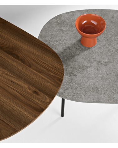Tavolino Flux IKONE Casa in MDF e metallo | BHOME