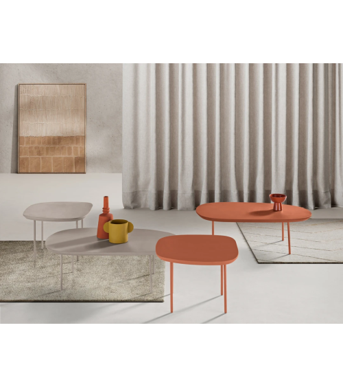 Tavolino Flux IKONE Casa in MDF e metallo | BHOME