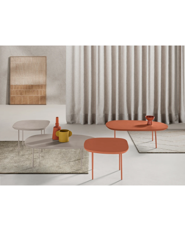 Tavolino Flux IKONE Casa in MDF e metallo | BHOME
