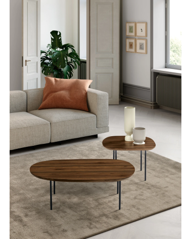 Tavolino Flux IKONE Casa in MDF e metallo | BHOME