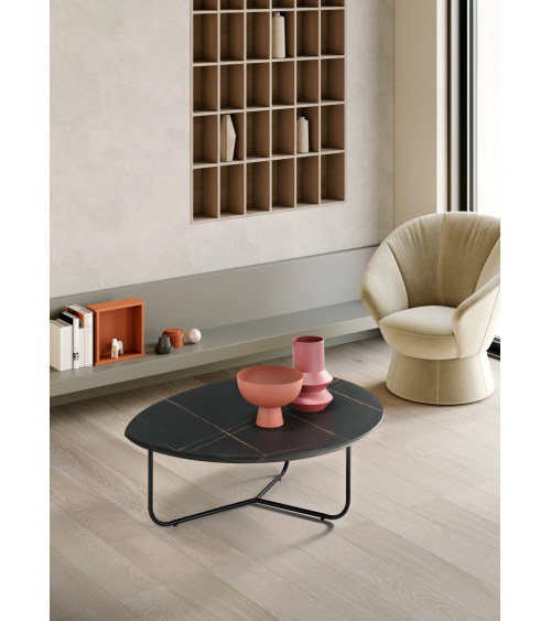 Tavolino Oya IKONE Casa in MDF e metallo | BHOME