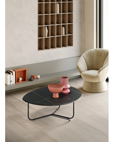 Tavolino Oya IKONE Casa in MDF e metallo | BHOME