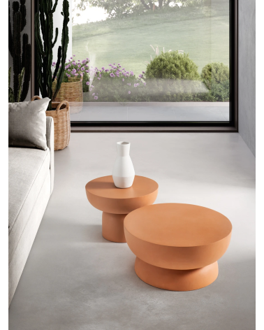 Tavolino “Sisto” in microcemento – IKONE Casa
