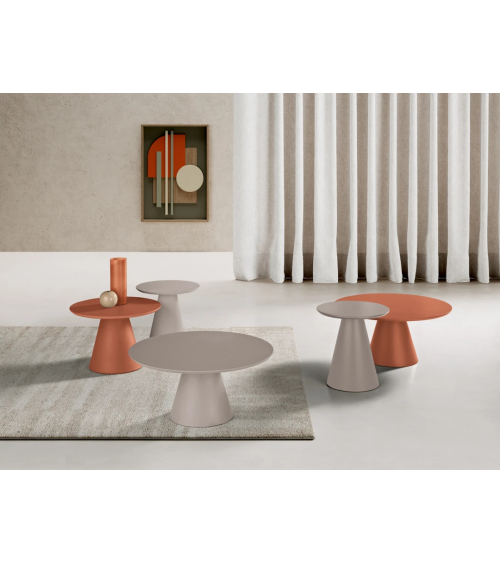 Tavolino Triade IKONE Casa in MDF e metallo | BHOME