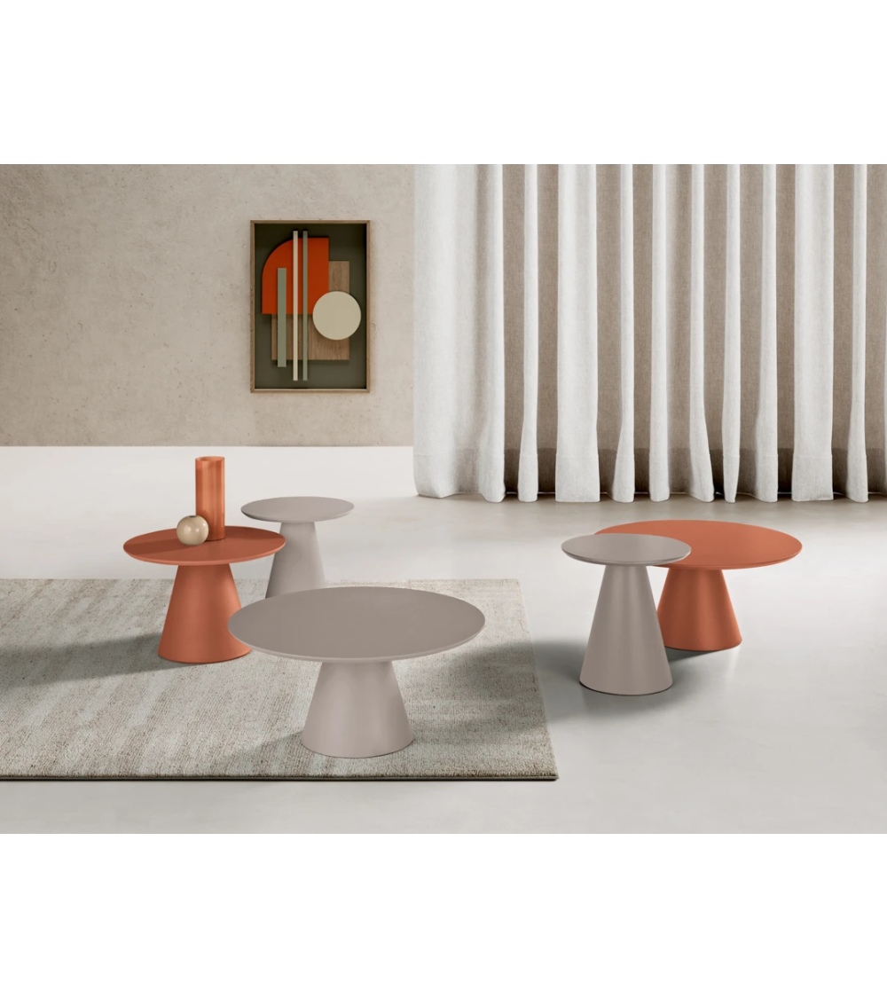 Tavolino Triade IKONE Casa in MDF e metallo | BHOME
