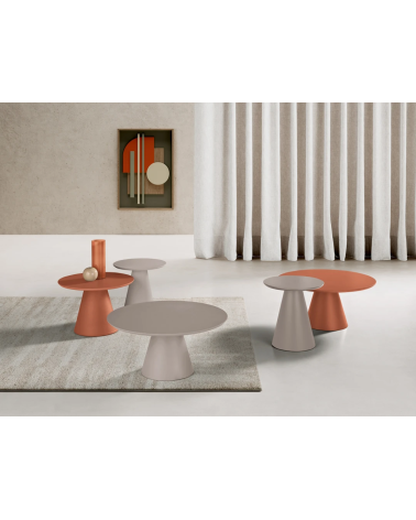 Tavolino Triade IKONE Casa in MDF e metallo | BHOME