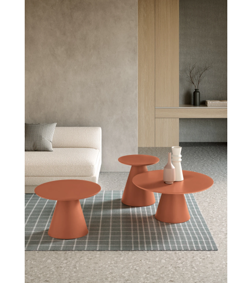 Tavolino Triade IKONE Casa in MDF e metallo | BHOME