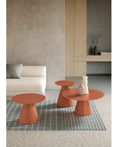 Tavolino Triade IKONE Casa in MDF e metallo | BHOME