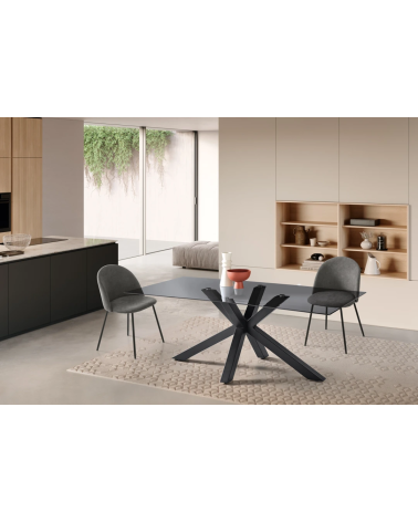 Tavolo Dante in vetro 160/180 cm – IKONE Casa | BHOME