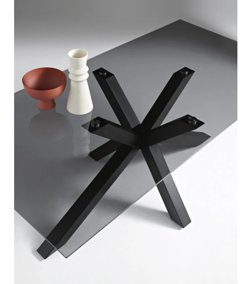 Tavolo Dante in vetro 160/180 cm – IKONE Casa | BHOME
