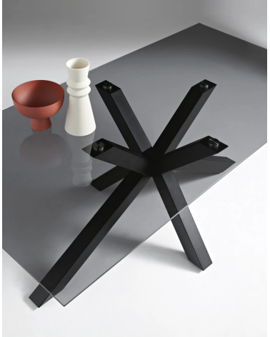 Tavolo Dante in vetro 160/180 cm – IKONE Casa | BHOME