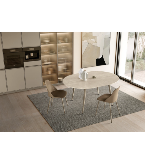 Table extensible Habla Ø120/160 cm – IKONE Casa | BHOME