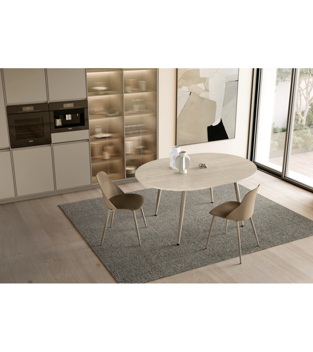 Table extensible Habla Ø120/160 cm – IKONE Casa | BHOME