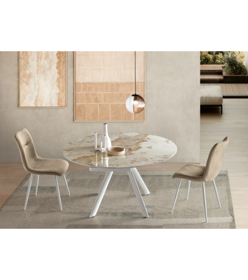 Tavolo Round 135 cm allungabile – IKONE Casa | BHOME