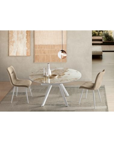 Tavolo Round 135 cm allungabile – IKONE Casa | BHOME