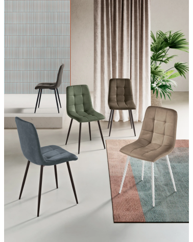 Sedia Arca in similpelle soft touch – IKONE Casa | BHOME
