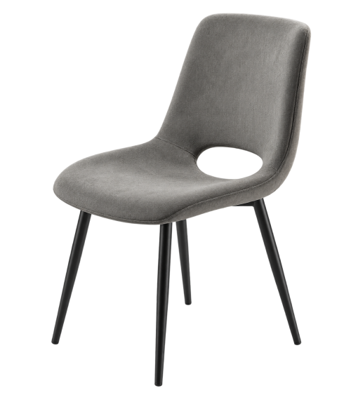 Sedia Dias imbottita in tessuto – IKONE Casa | BHOME