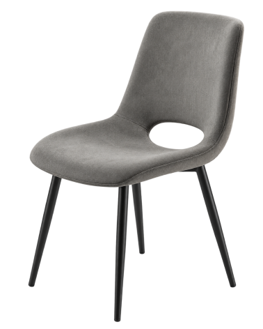 Sedia Dias imbottita in tessuto – IKONE Casa | BHOME
