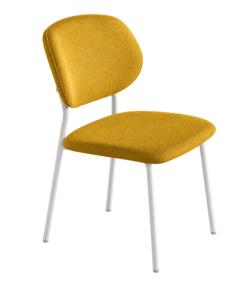 Sedia Ellis imbottita in tessuto – IKONE Casa | BHOME