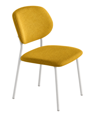 Sedia Ellis imbottita in tessuto – IKONE Casa | BHOME