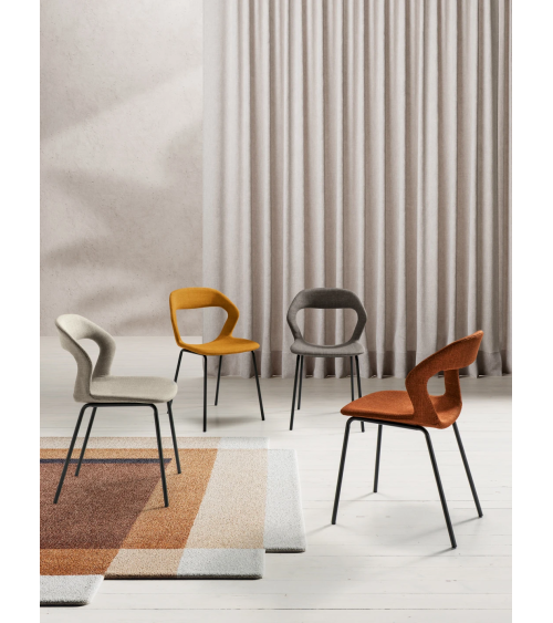 Sedia Gilda imbottita in tessuto – IKONE Casa | BHOME